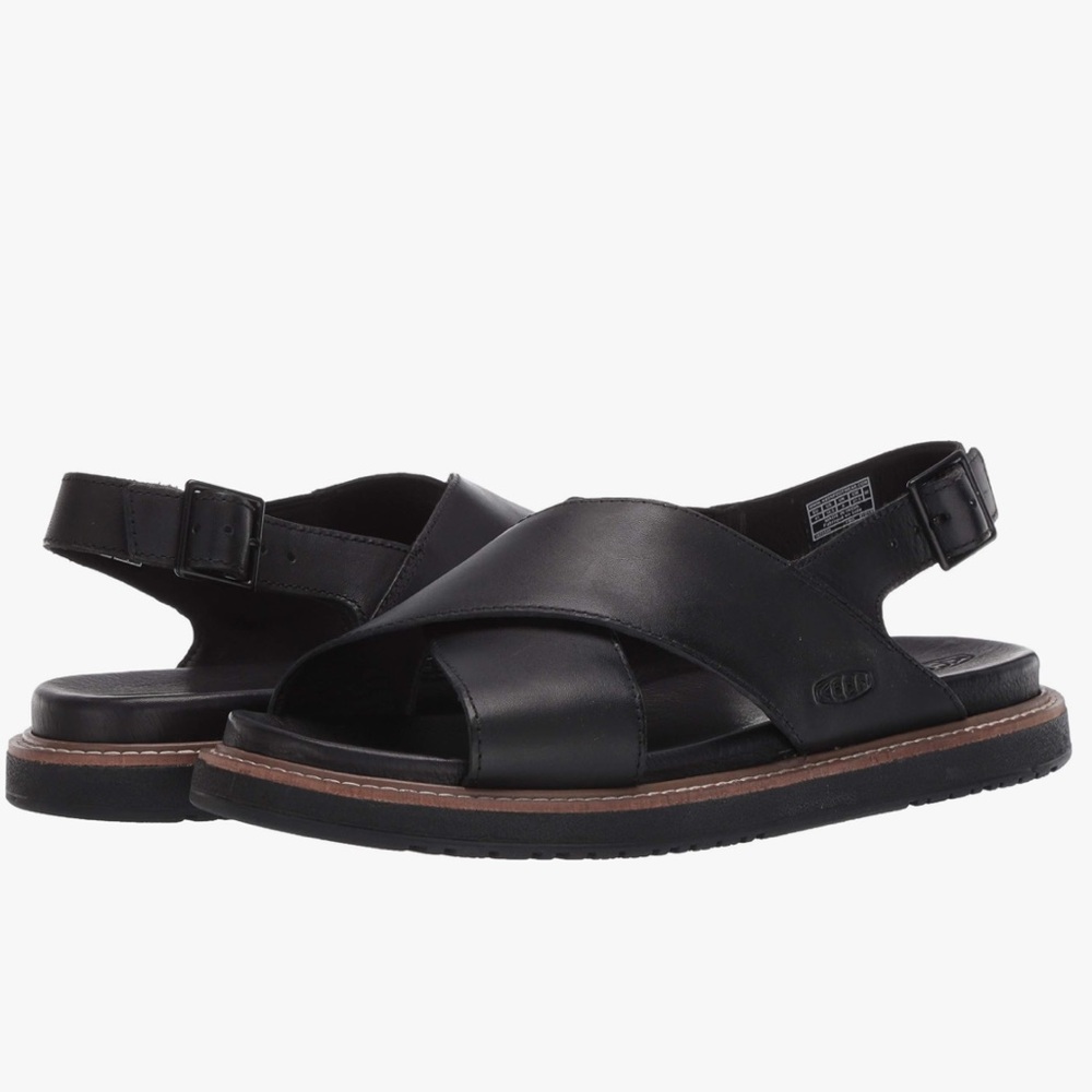 KEEN Women's Lana Cross Strap Open Toe Leather Sandal Size 6.5